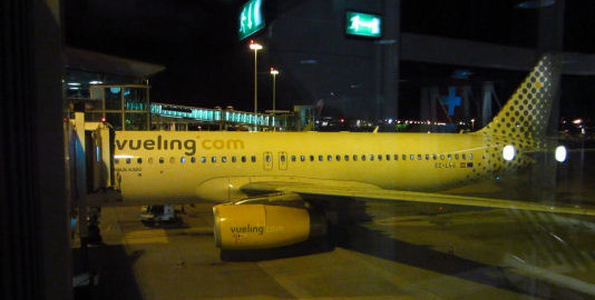 Vueling Barcelona Roma in ritardo