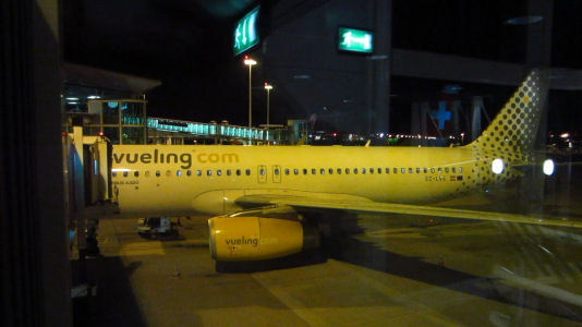 Vueling Barcelona Roma in ritardo