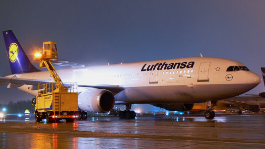Aereo Lufthansa Ritardo
