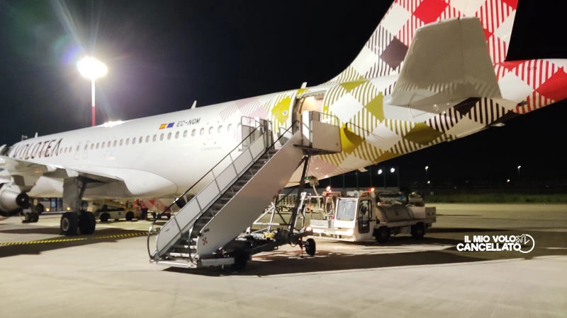 Volotea cancellato dopo ritardo