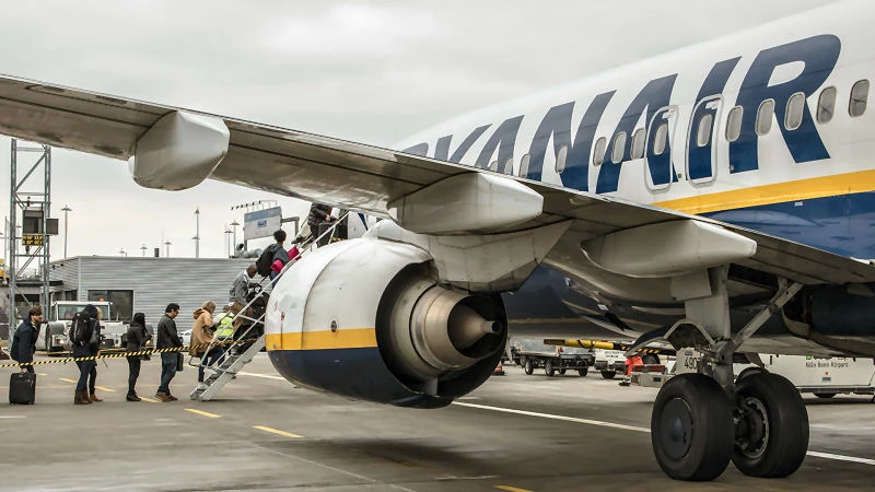 Imbarco Ryanair in ritardo